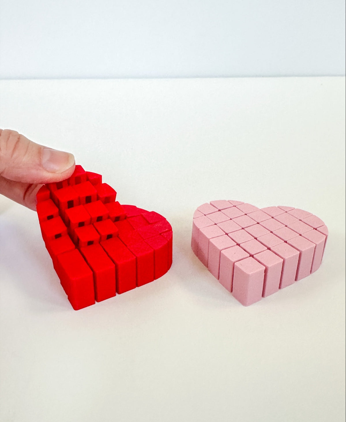 Small and Short Pixel Heart Fidget