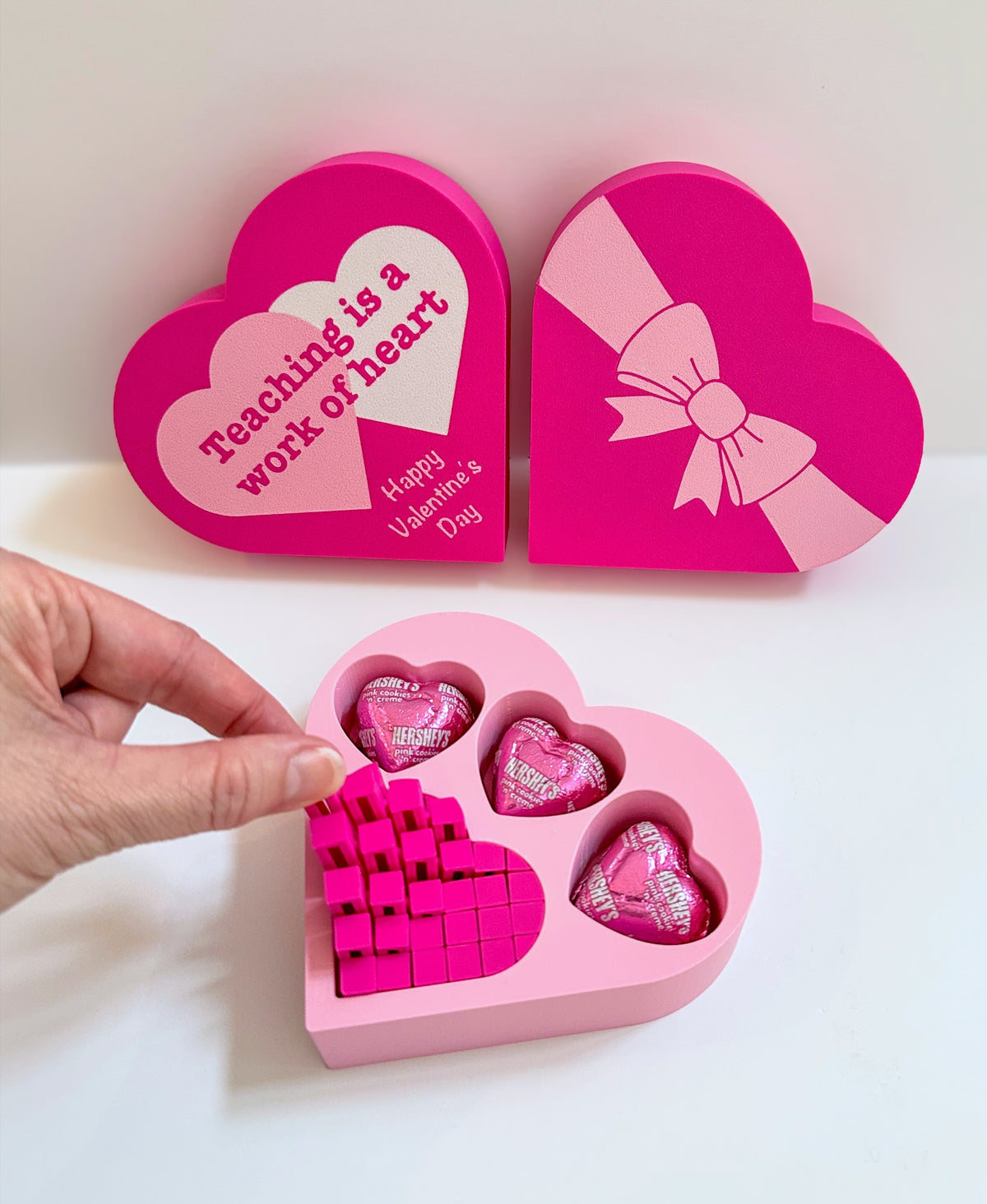 Pixel Heart Fidget with Heart Box