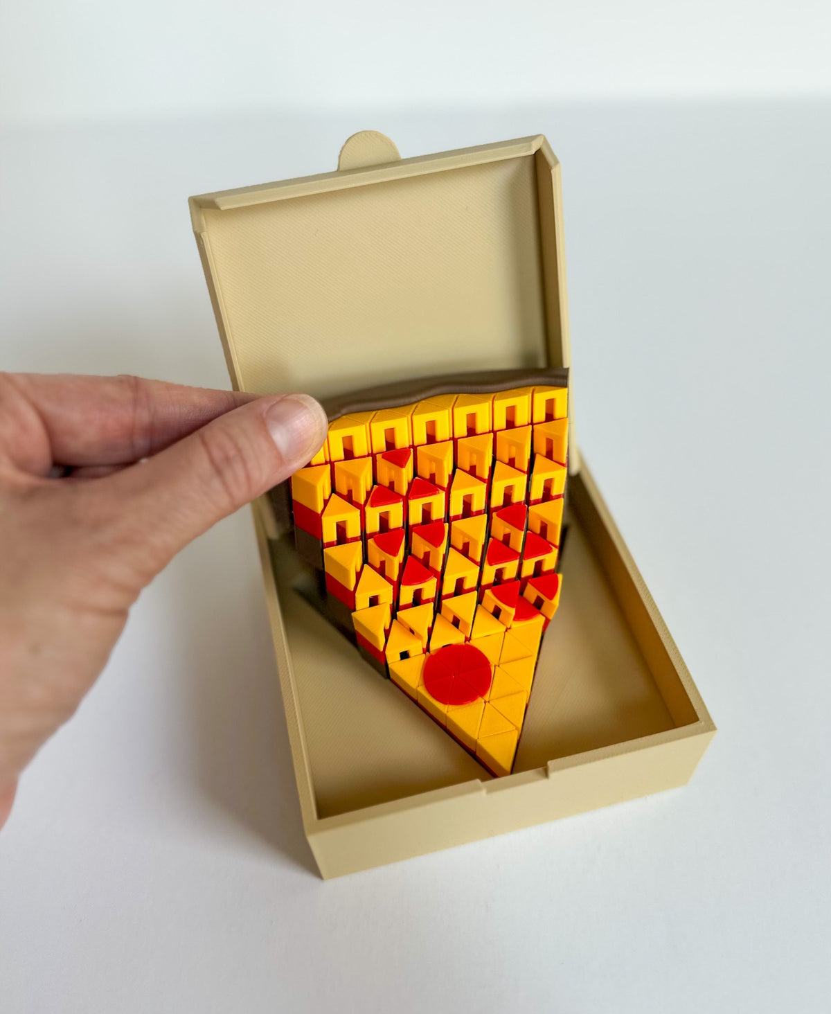 Pixel Pizza Slice with Pizza Box