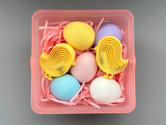 Baby Chick and Easter Egg Layered Fidgets