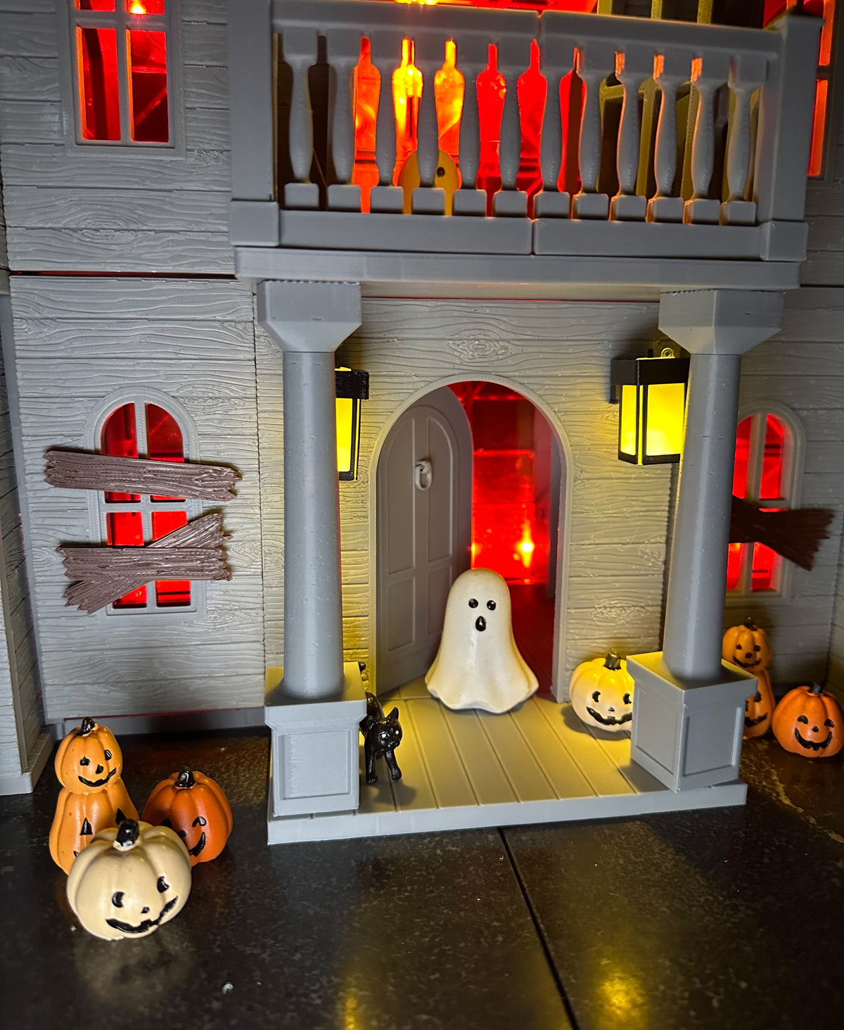 Magnetic Tile Haunted House: Walls