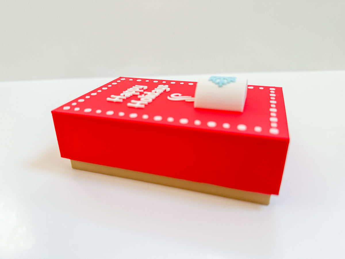 Tree't Yourself! Gift Card Box with Pixel Tree Fidget (Happy Holidays)