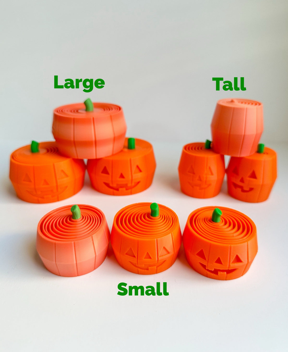 Pumpkin and Jack O'Lantern Layered Fidget