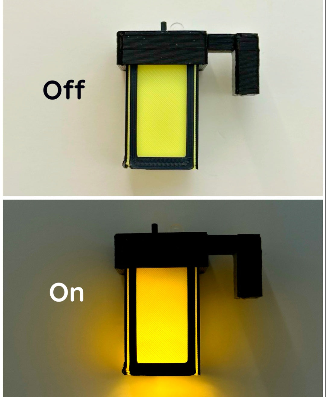 Magnetic Tile Haunted House: Porch Light