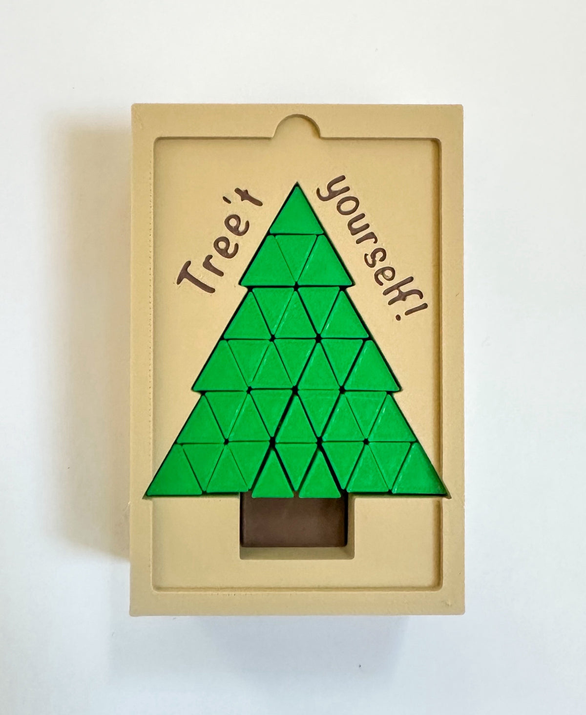 Tree't Yourself! Gift Card Box with Pixel Tree Fidget (Happy Holidays)