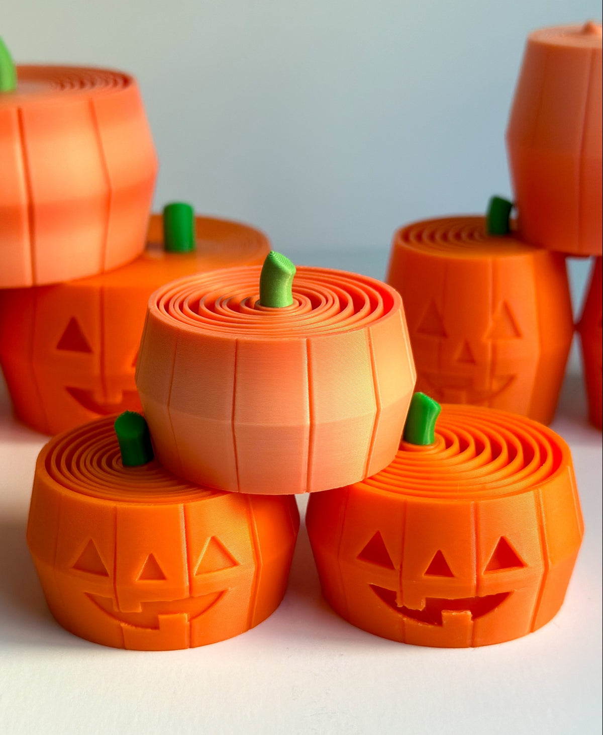 Pumpkin and Jack O'Lantern Layered Fidget