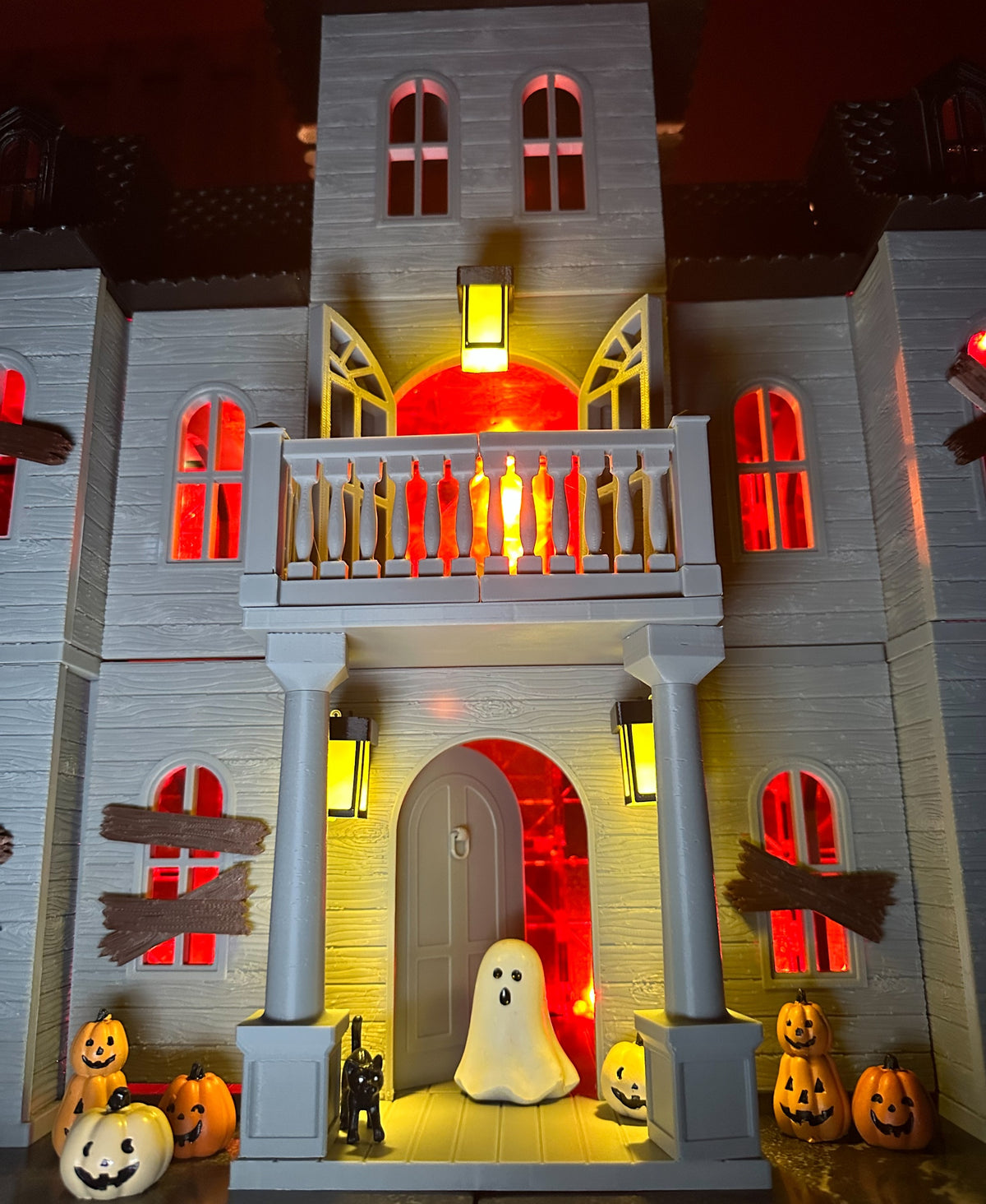 Magnetic Tile Haunted House: Porch Light