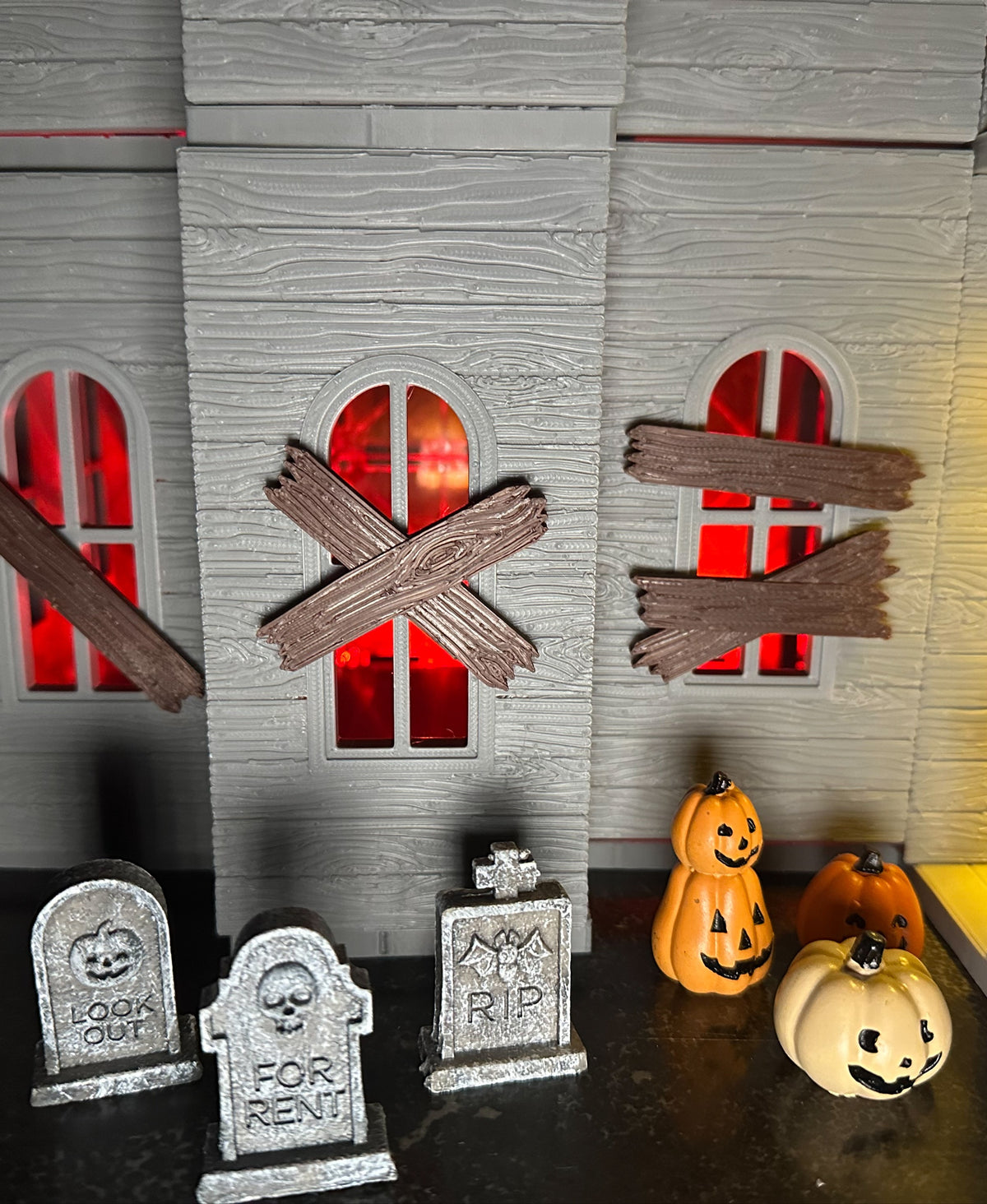 Magnetic Tile Haunted House: Walls