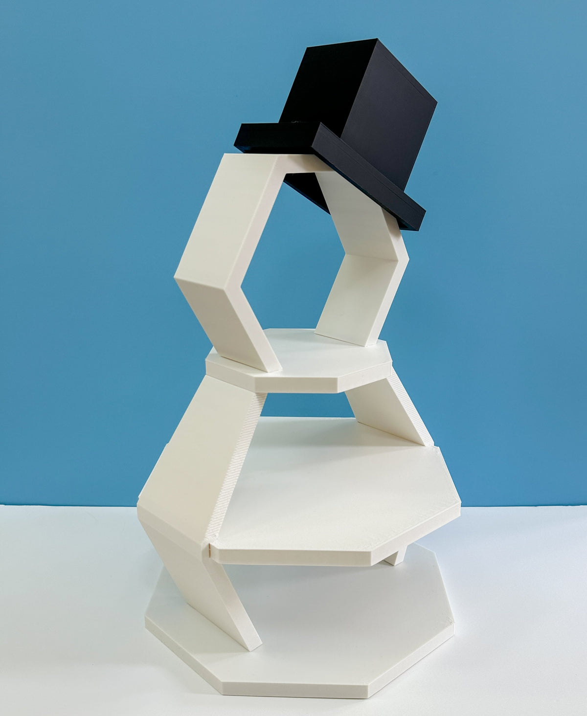 Snowman 3-Tier Serving Stand