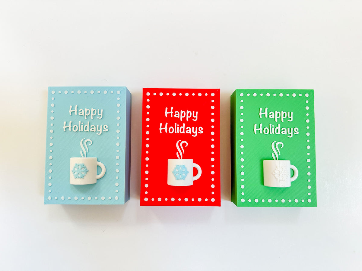 Tree't Yourself! Gift Card Box with Pixel Tree Fidget (Happy Holidays)