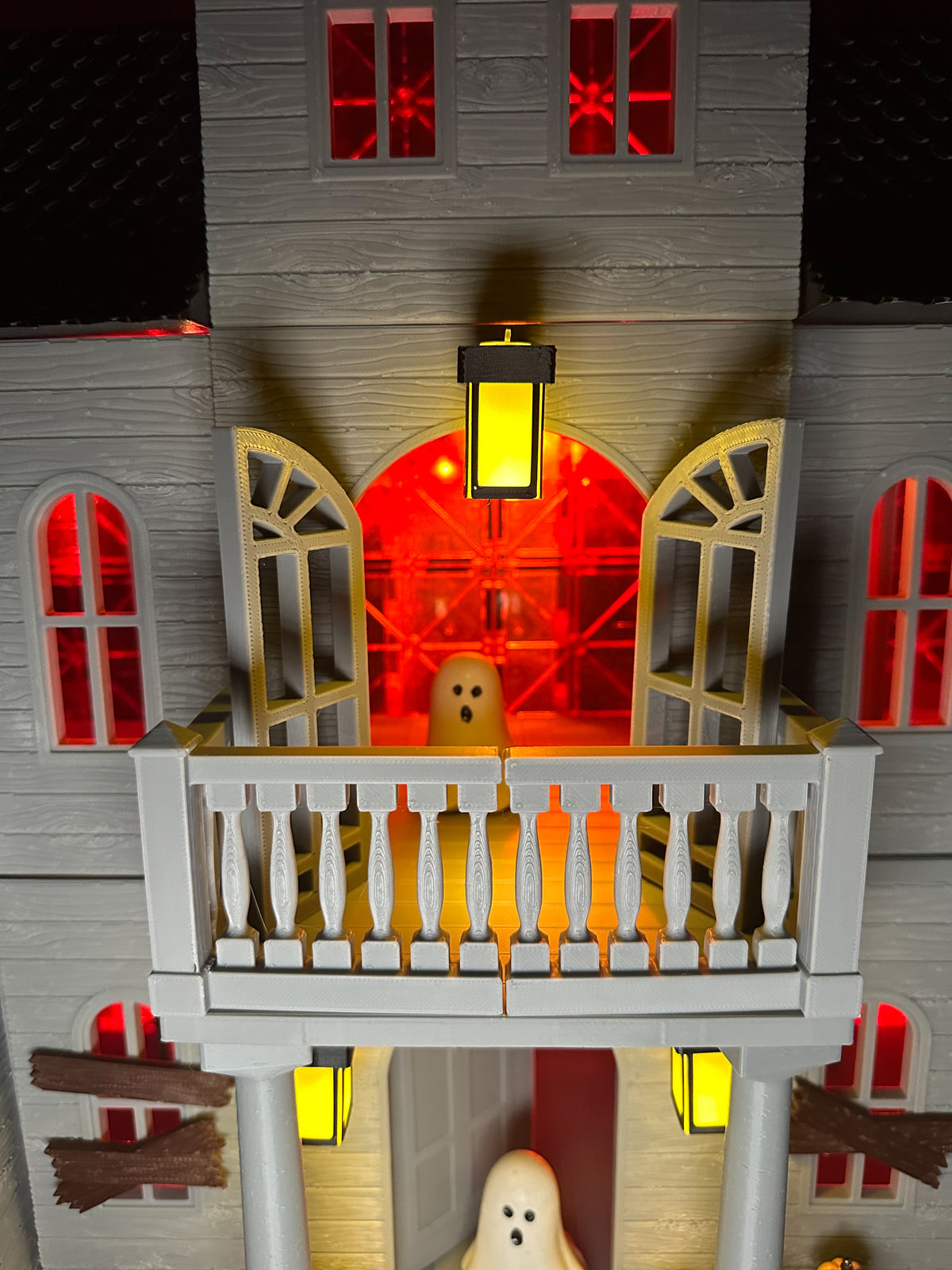 Magnetic Tile Haunted House: Railings, Pillars, Arches and Beams