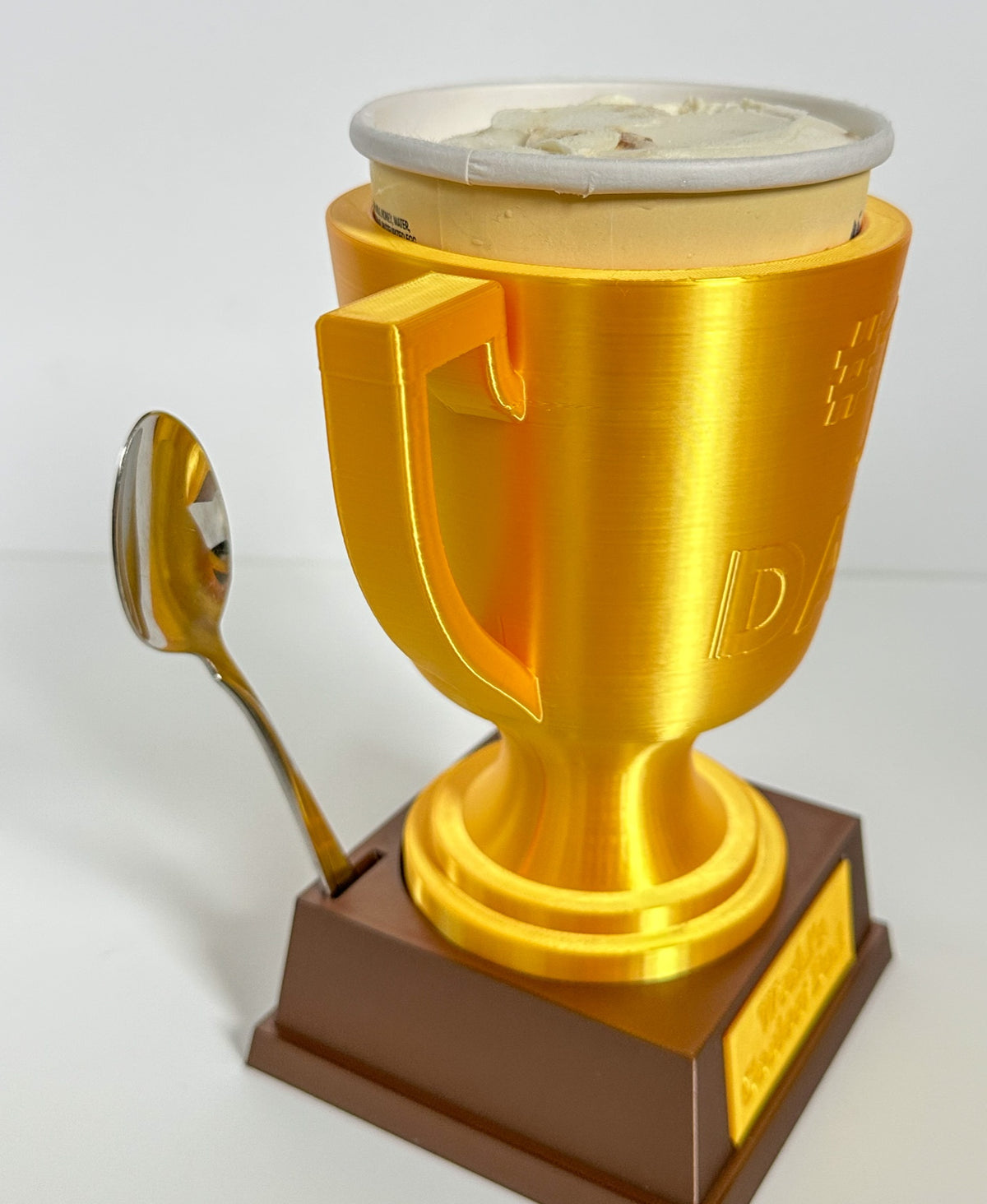 #1 Dad Trophy Ice Cream Holder