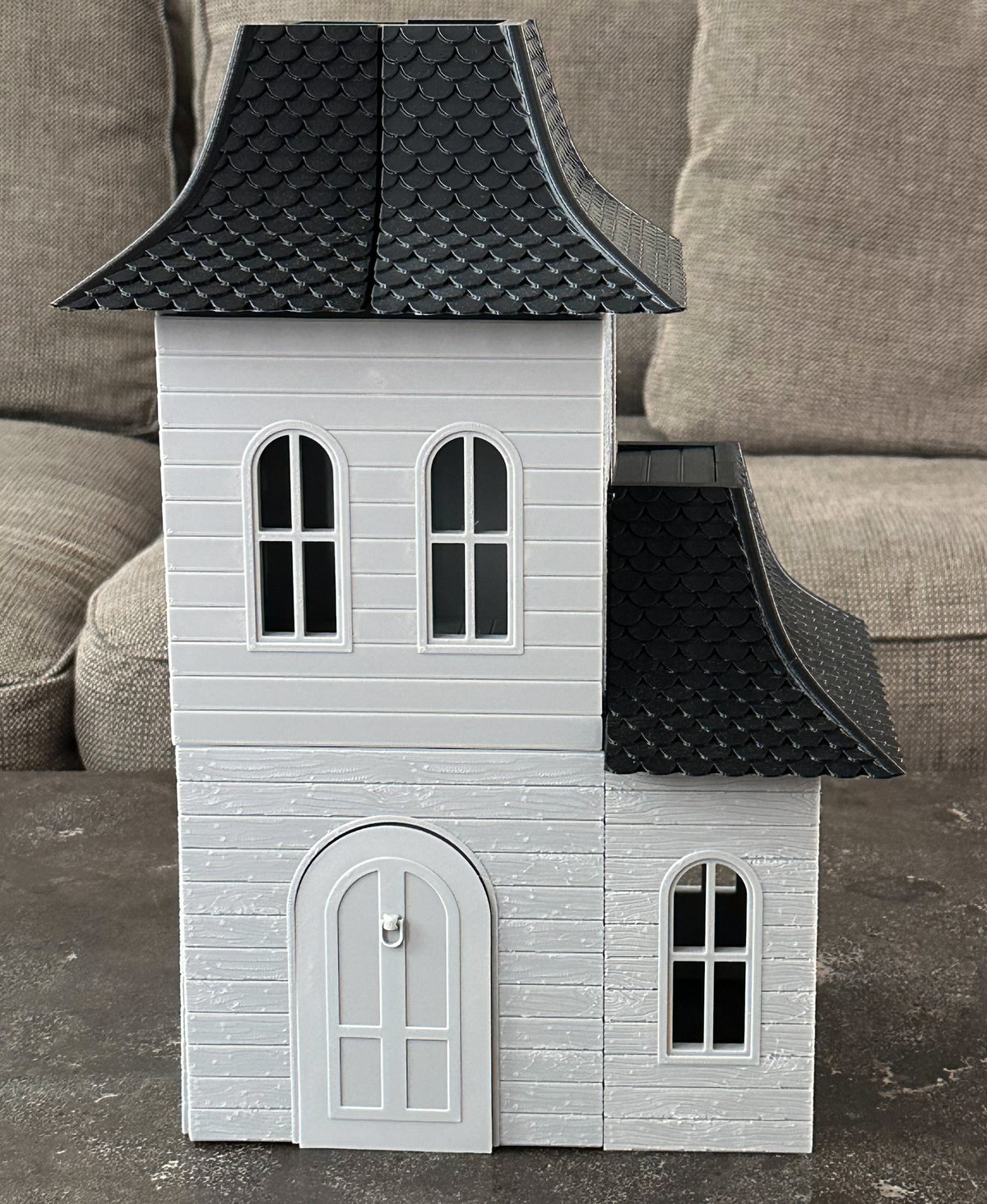 Magnetic Tile Haunted House: Roof