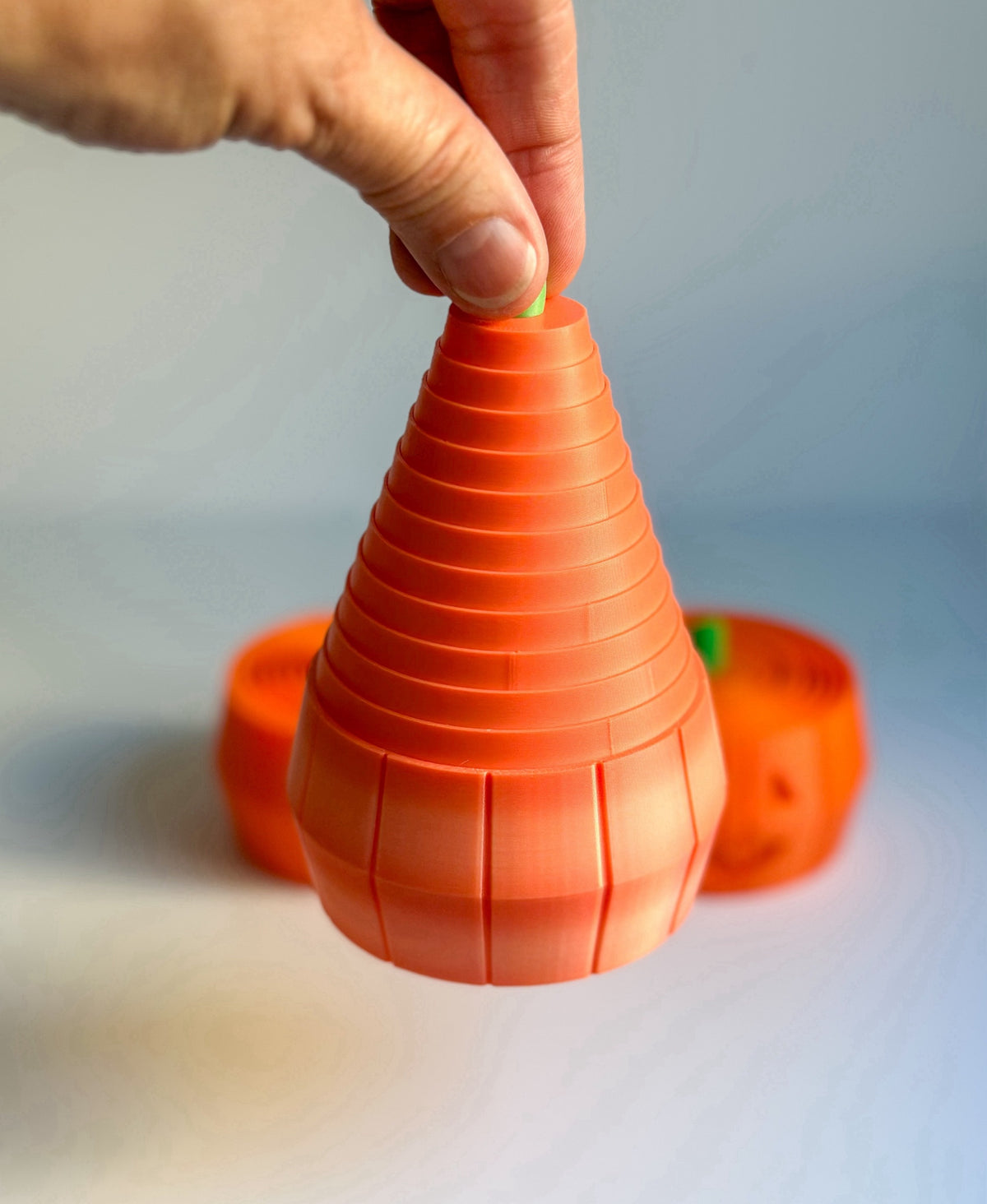 Pumpkin and Jack O'Lantern Layered Fidget