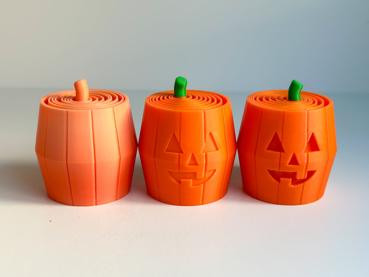 Pumpkin and Jack O'Lantern Layered Fidget