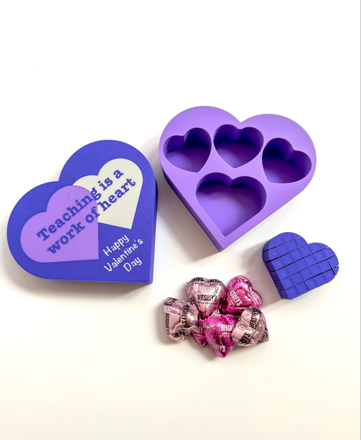 Pixel Heart Fidget with Heart Box