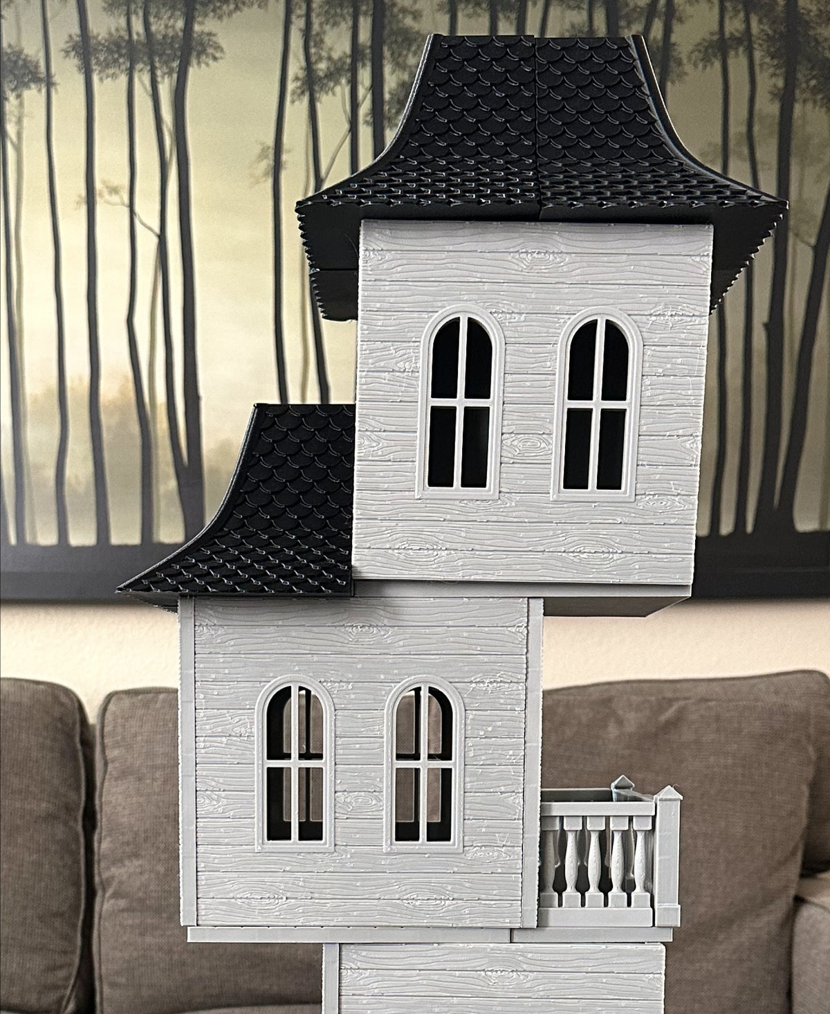 Magnetic Tile Haunted House: Walls