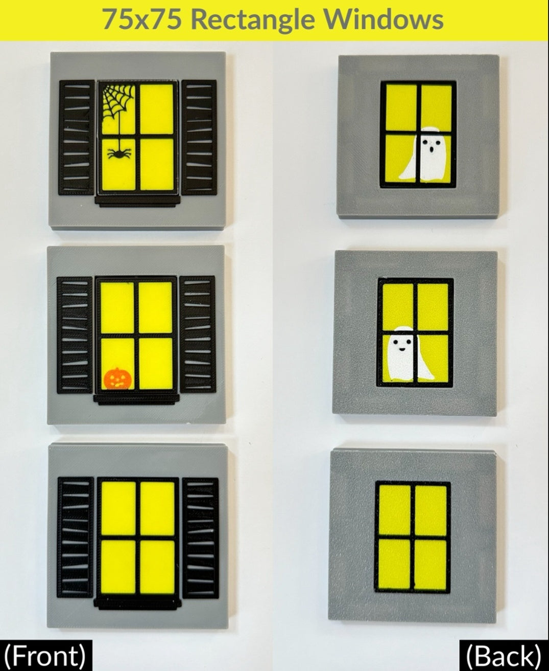 Mini Magnetic Tile Haunted House Collection